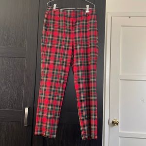 J. Crew - Plaid tartan pant/trouser - Cameroon style